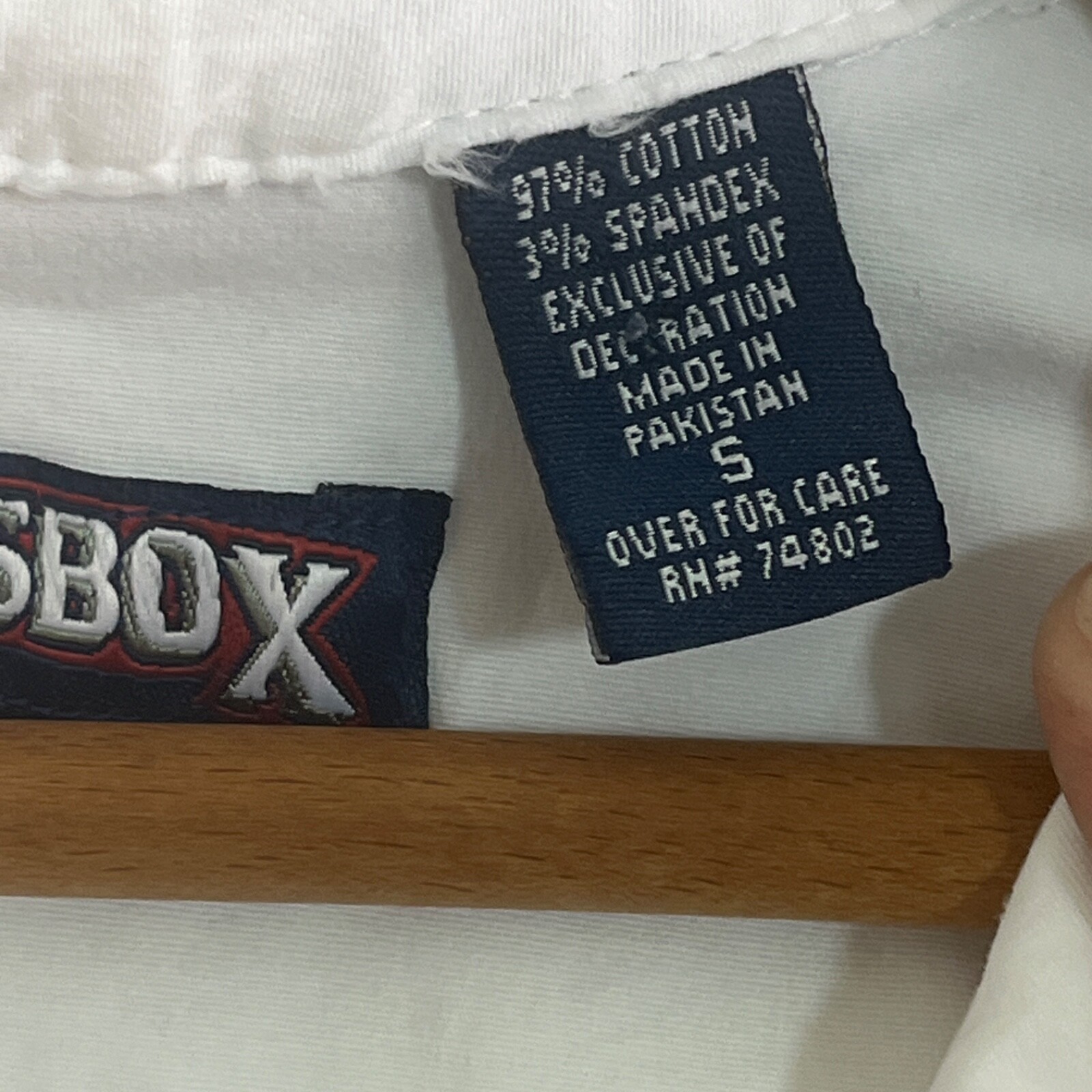 Auburn Pressbox Tops Womens Small White Button Up Collard Casual Fan