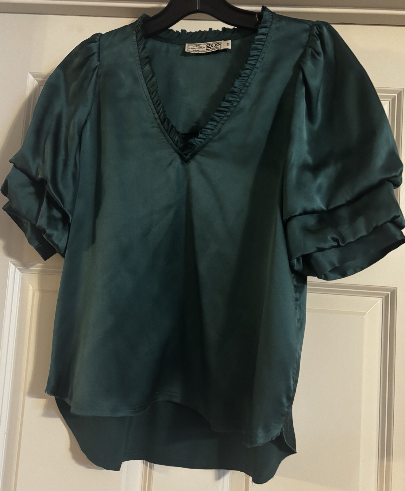 NWOT Go Silk Coquette Old Money Quiet Luxury Clean Girl Mob Wife Glam Size S