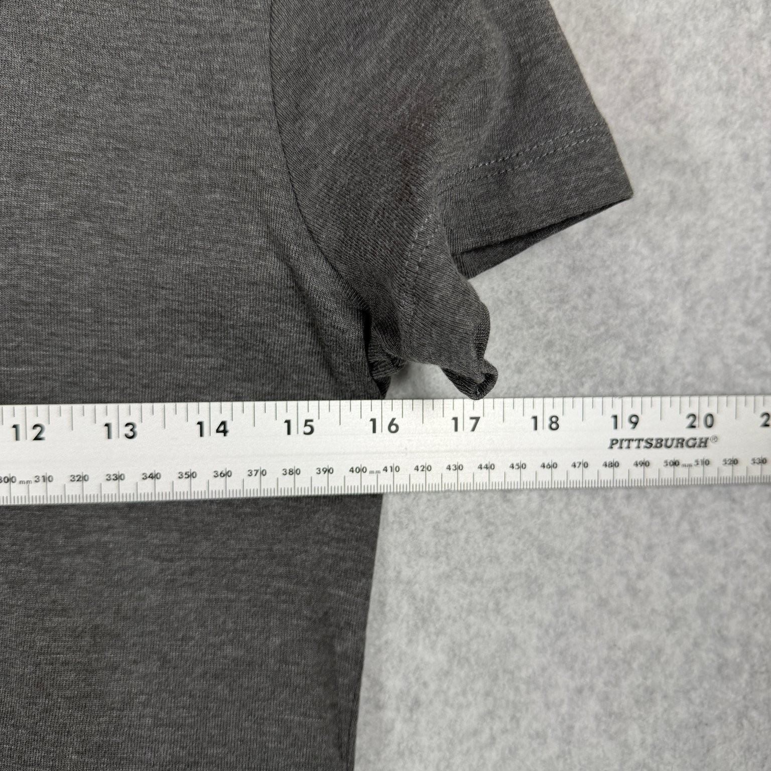 Attention Women’s Shirt Gray Medium Cotton Blend Scoop Neck Top NWT