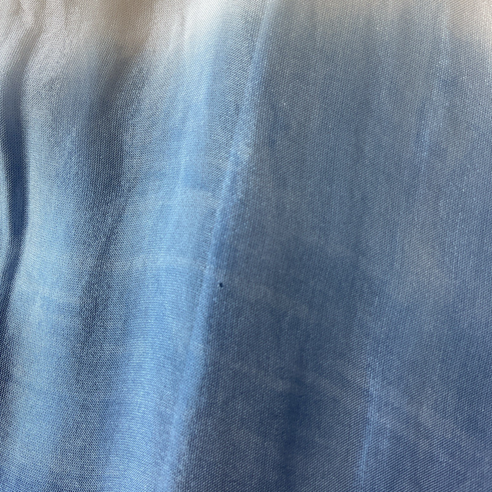 Sofia Silk Made In Italy Ombre Drape 3/4 Sleeve Sz L Flowy Sheer Boho Fairycore