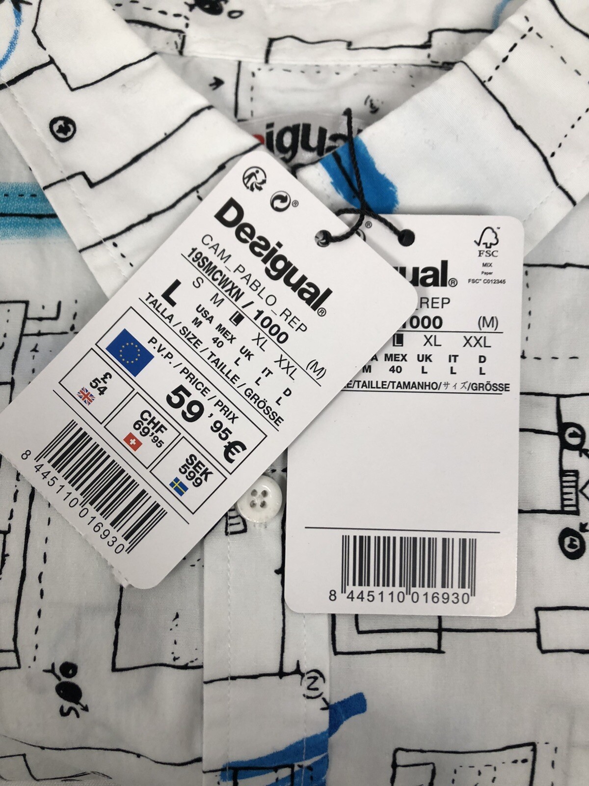 Shirt Woman Desigual Several Sizes Available Réf19SMCWXN/1000 New