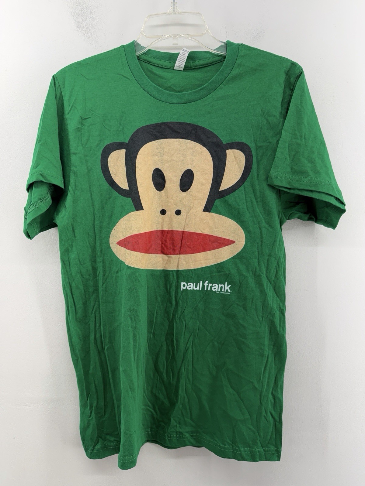Paul Frank Y2K Monkey Womens Green Short Sleeve Graphic T-shirt Size M