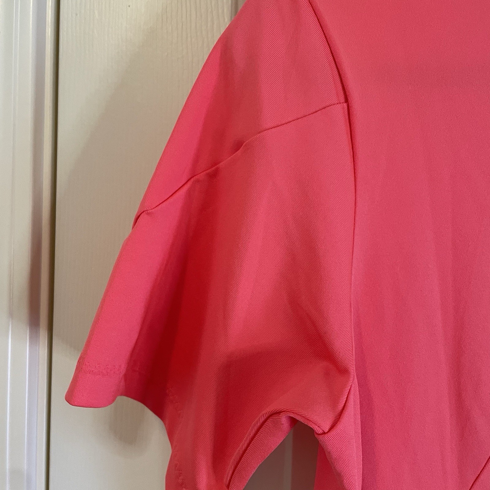 ADIDAS x STELLA McCARTNEY | Barricade Tennis Top Coral Pink White Size Large
