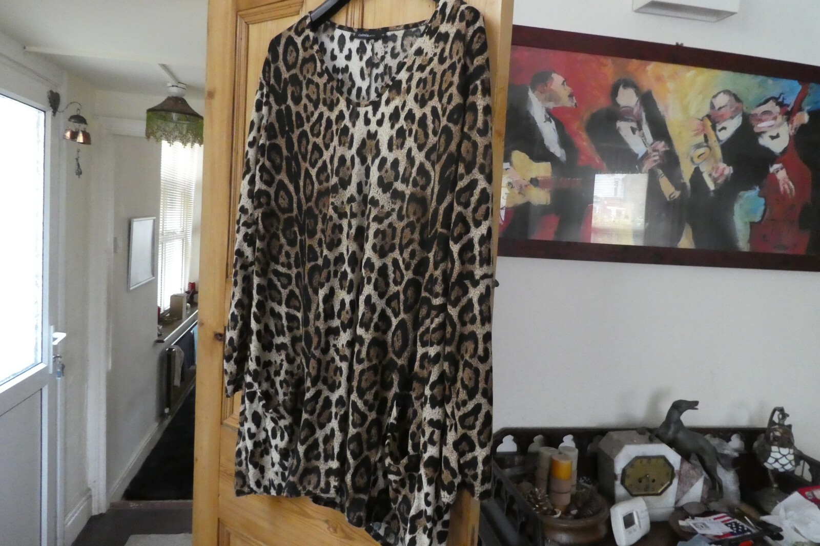 Oversized leopard tunic lightweight & Cool size 4x