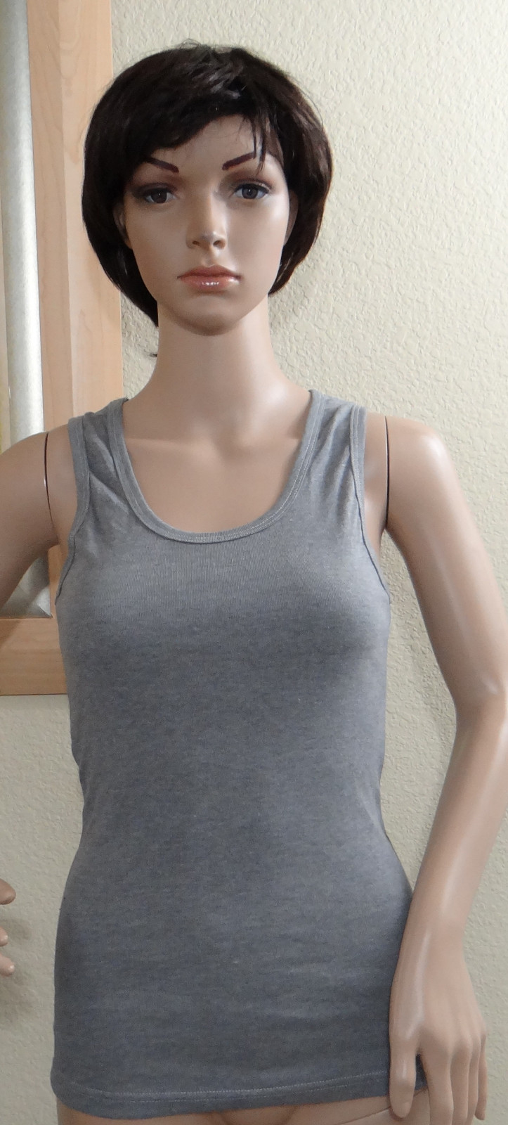 NEW navy blue,ivory,gray/pinkish or red sleeveless stretchy tank top, O/S US S-M