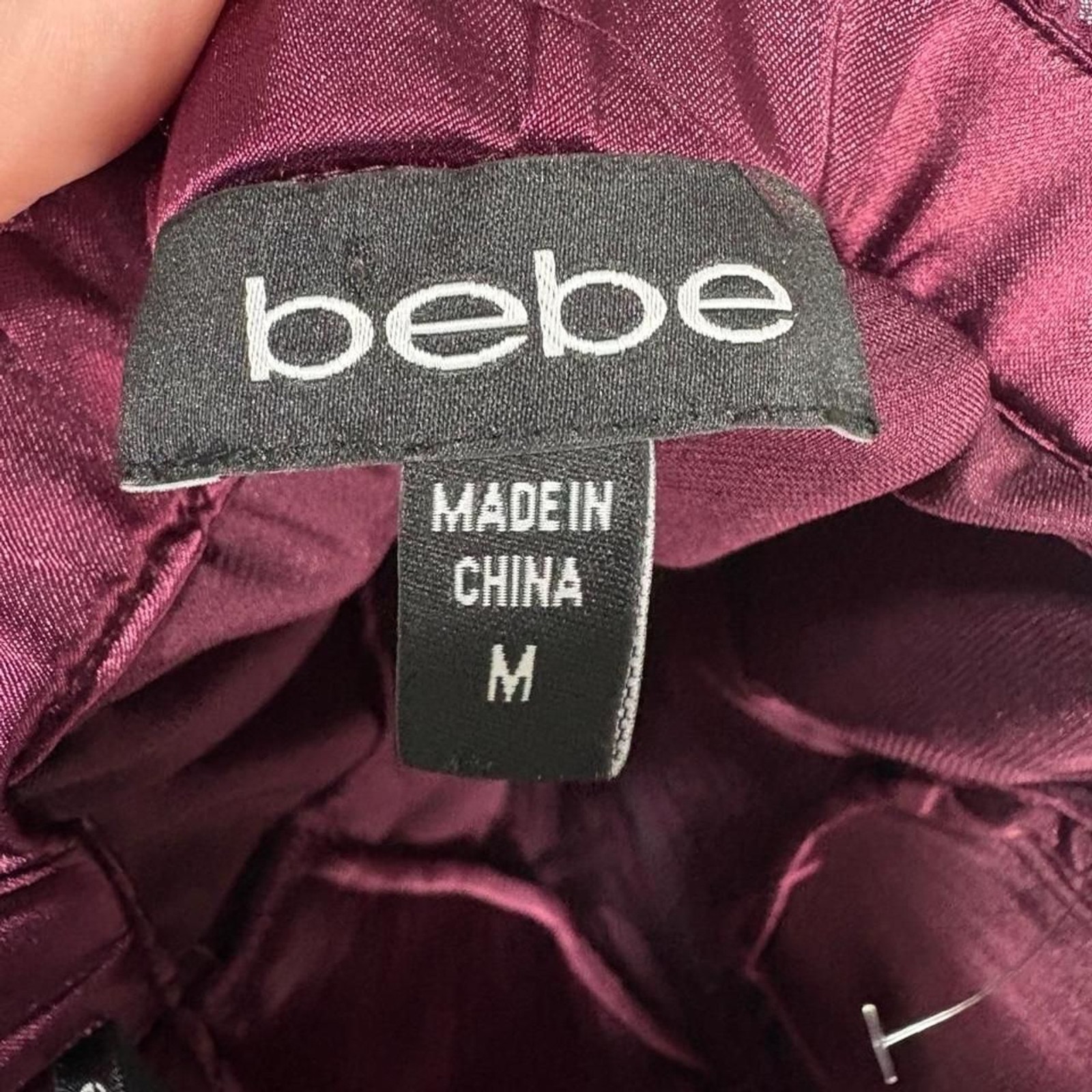 Bebe Women’s Purple and Burgundy Corset