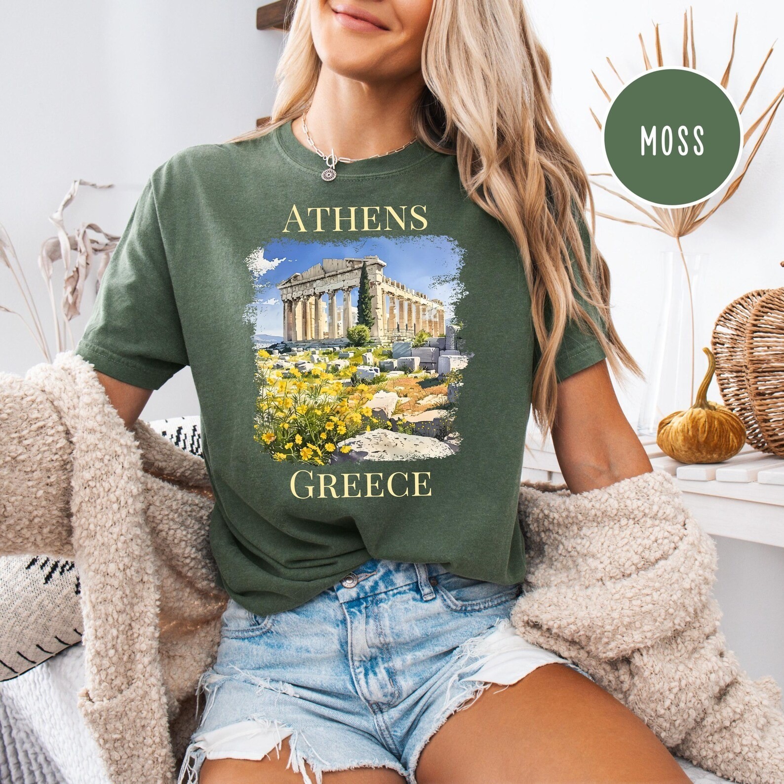 Athens Greece T-Shirt Travel Gift for Greece Trip Favorite Lovers Tee