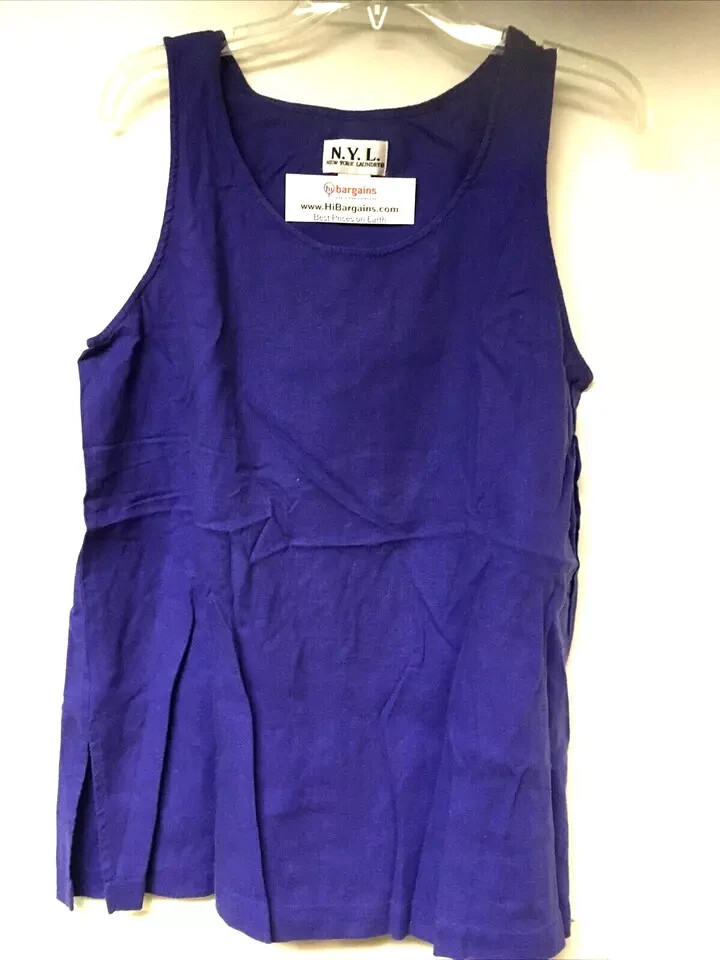 New York Laundry NYL/ Linen & Rayon Blend Tank Top Sleeveless Camisole assorted