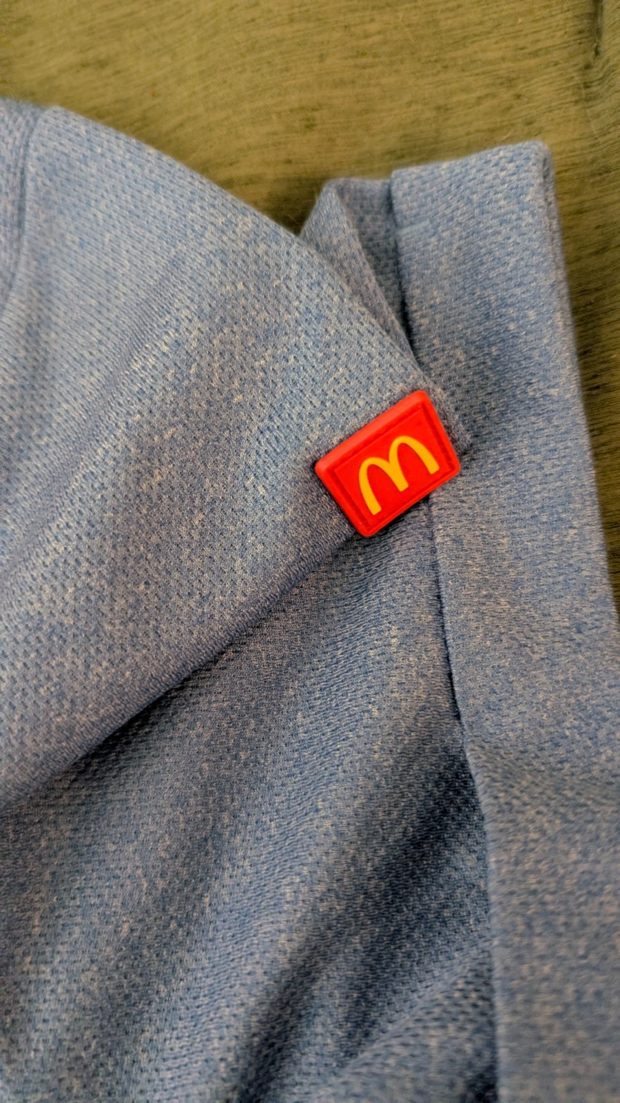 Apparel Collection McDonalds Crew Shirt unisex Large Blue