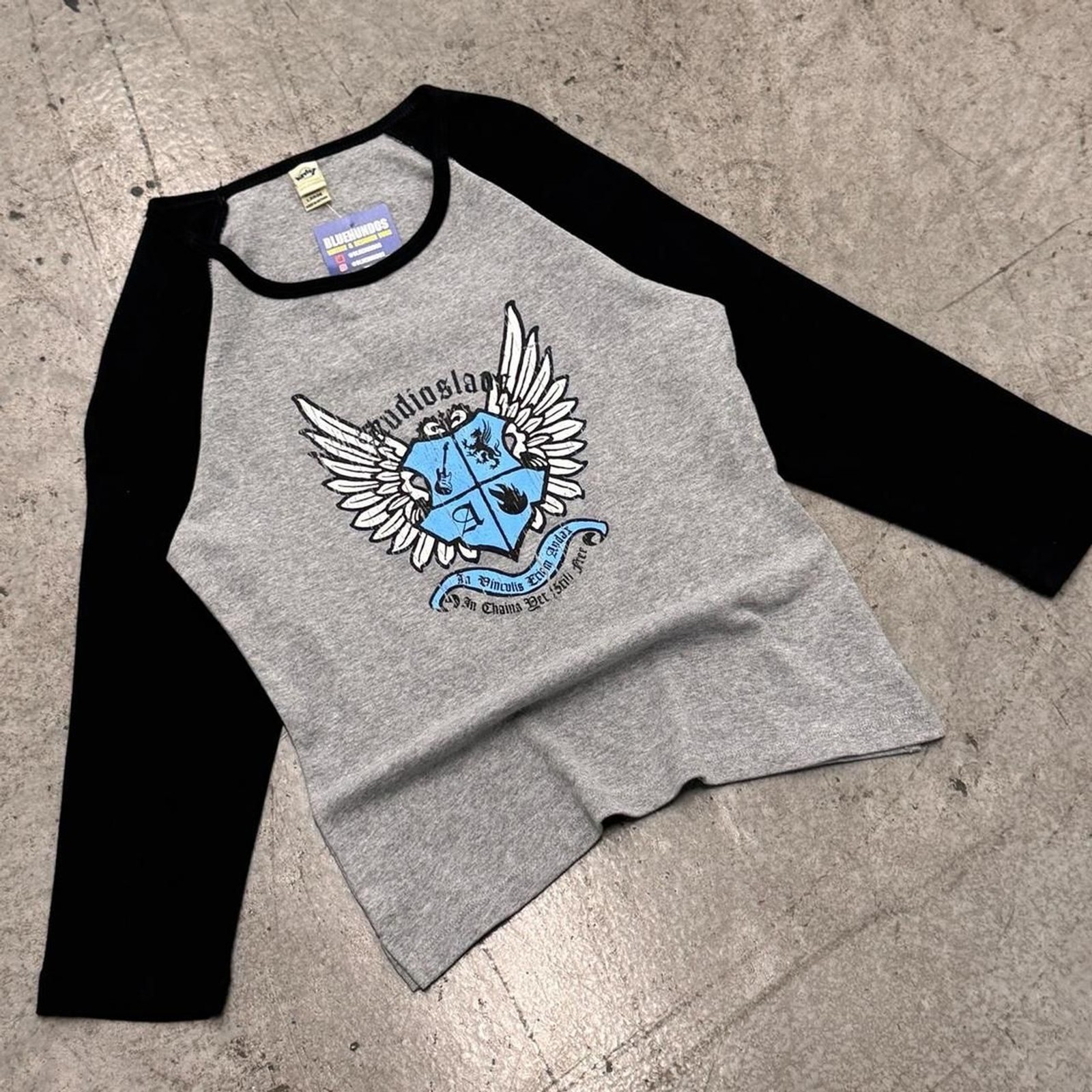 Vintage Y2K Audioslave Chris Cornell Soundgarden Womens Raglan Baby Tshirt Large