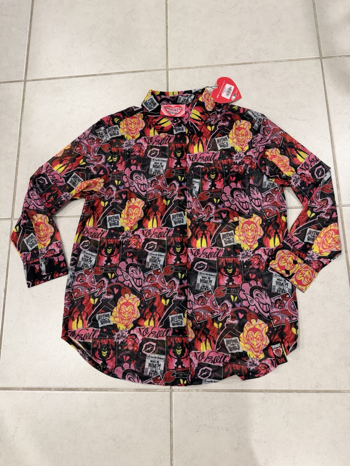 Killstar x powerpuff girls SO evil Shirt NWT
