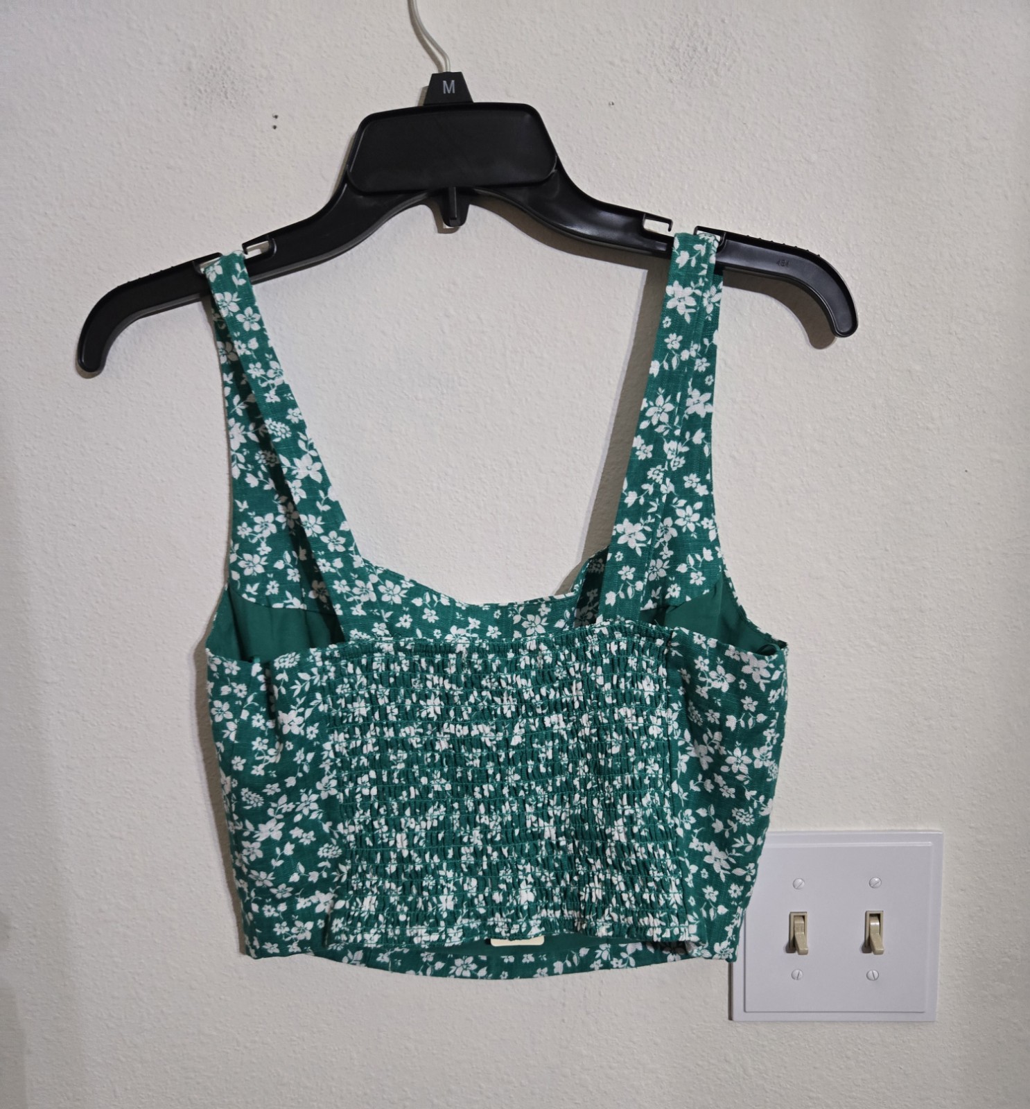 NWT COPPER KEY 2-Piece Women’s Green Floral Sleeveless Blouse And Skort Sz M