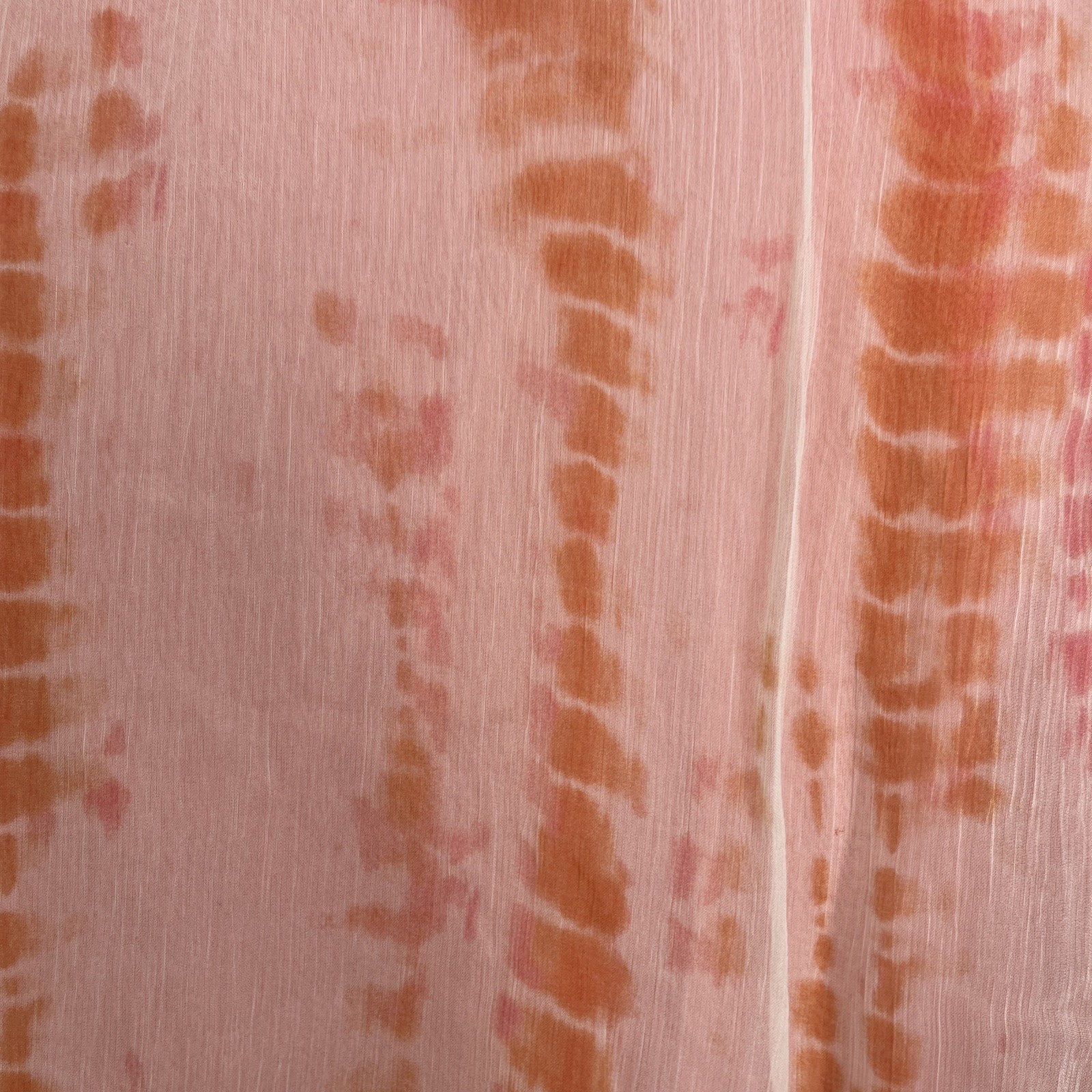 NWT Soft Surroundings Tunic Top 3X Coral Tie Dye High-Low Blouse Resort Vacay