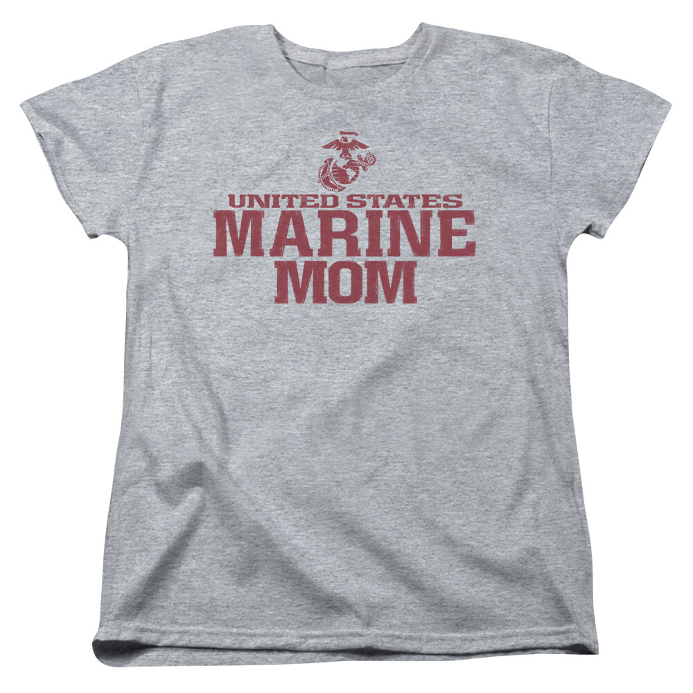 U.S. MARINE CORPS. MARINE MOM Licensed Women’s Graphic Tee Shirt SM-2XL