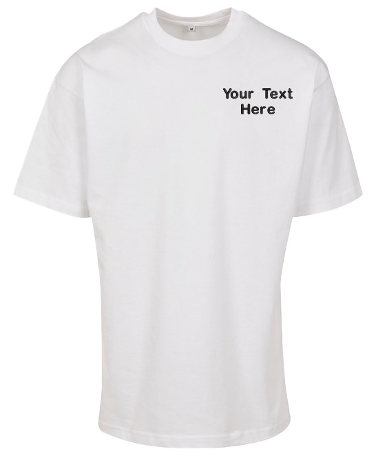 Personalised Build Your Brand Embroidered Premium Combed Jersey T-Shirt Workwear