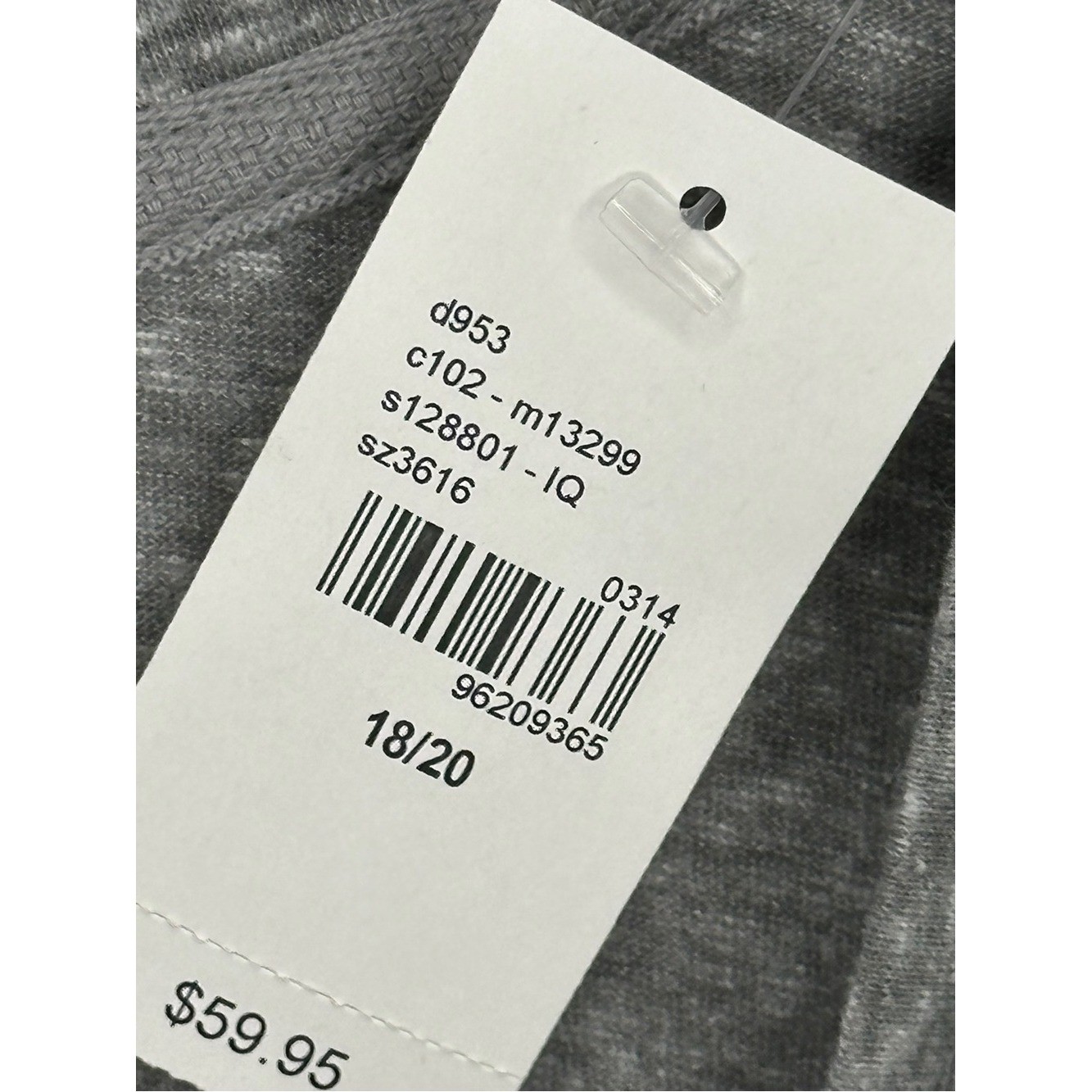 Lane Bryant NWT Cross Embellished Scoop Neck Top – Gray