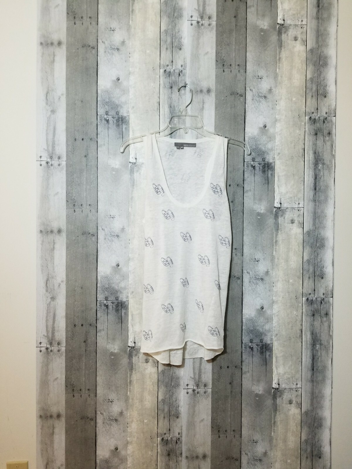 360 Sweater Sandal Print Tank Birkenstock Print | Women’s Shirt | Size S | Linen
