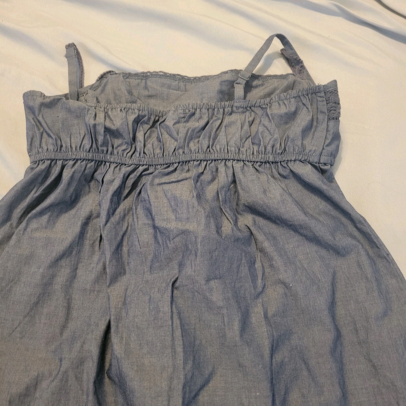 NWT Charlotte Russe Chambray Blue Cami Top