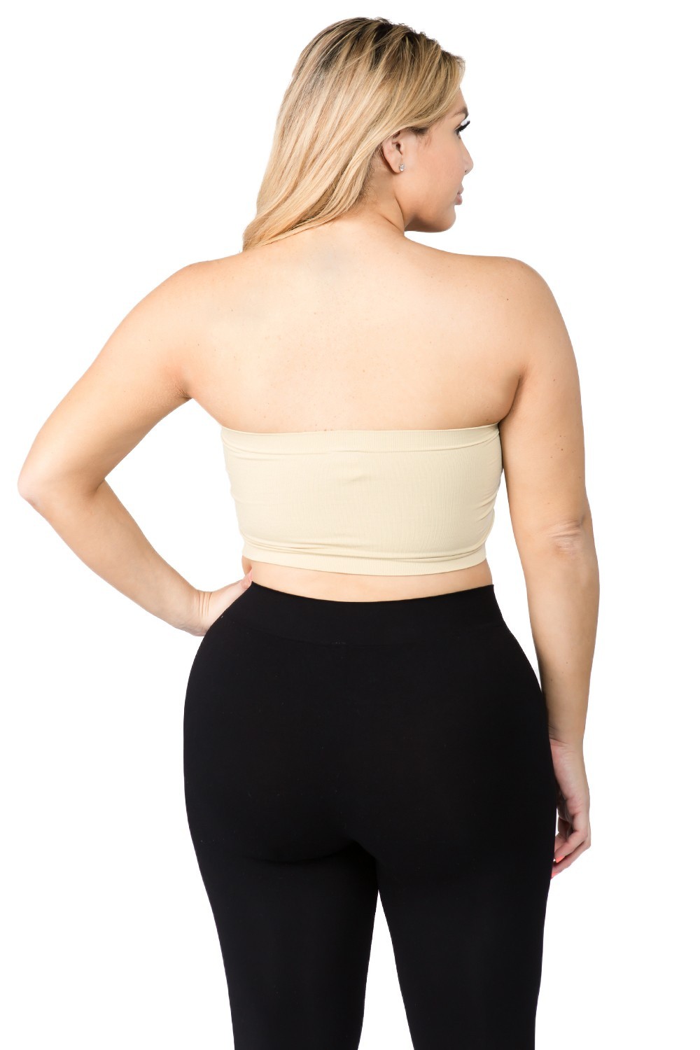 Basic Padded Bandeau Bra Top PLUS size