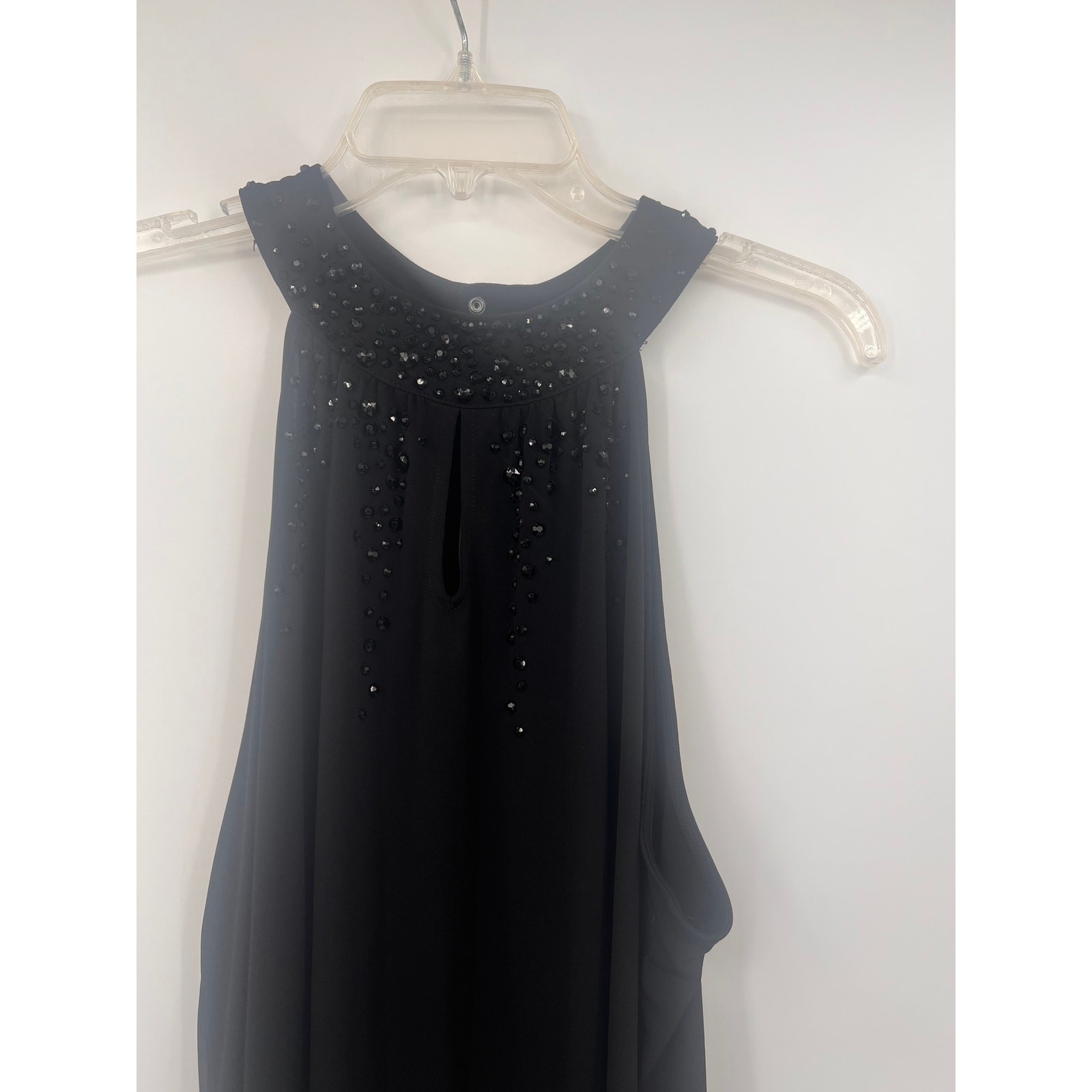Lane Bryant Dress Black Halter Tank Top Boho Evening Club Bling Boho Club Evenin