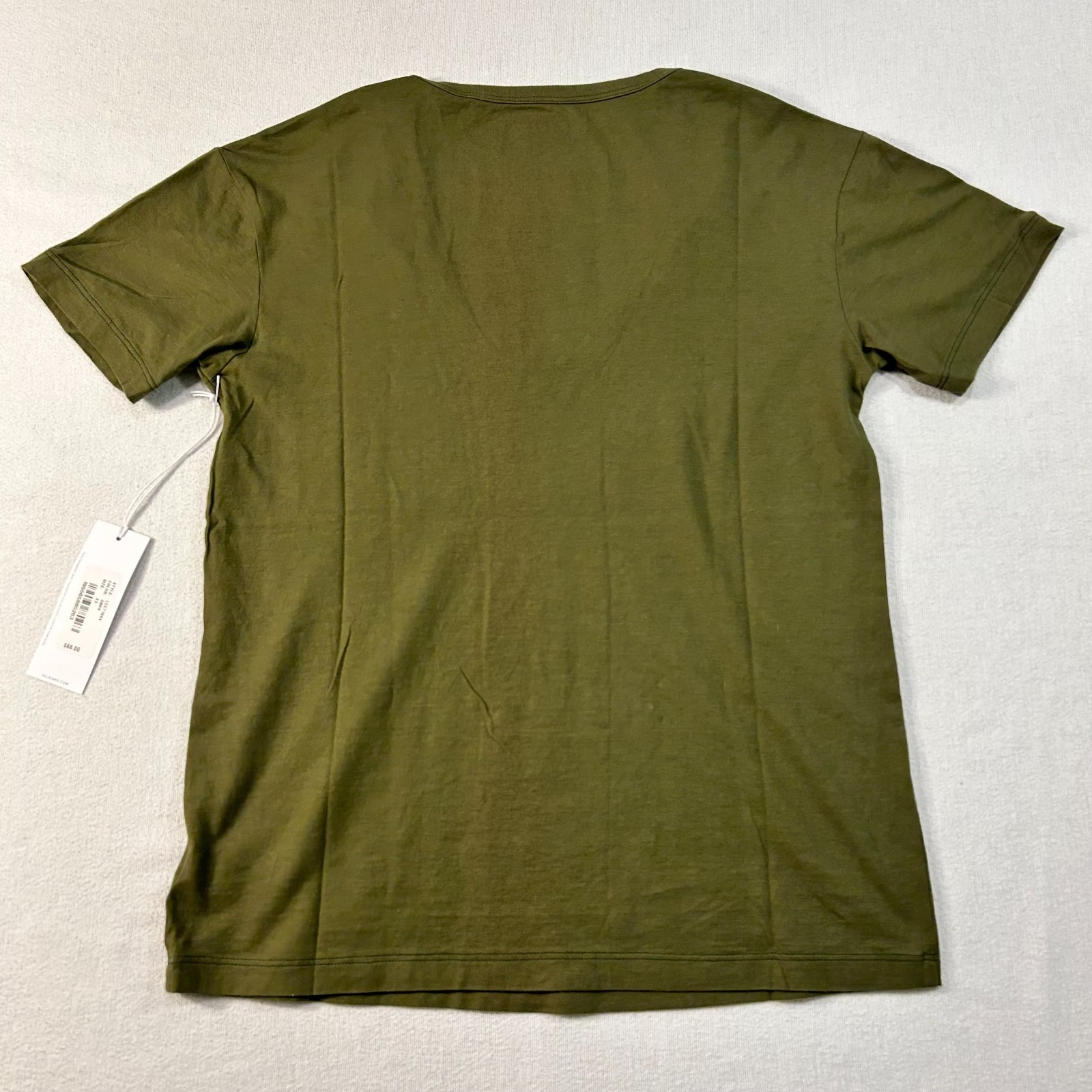 AG Adriano Goldschmied Olive Green Scoop Neck Tee Shirt Women’s XS NWT