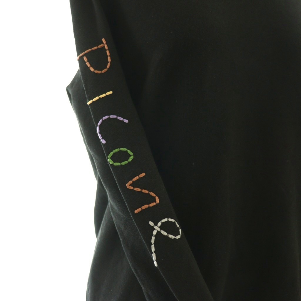 Picone Club Neck Warmer Cut Sew High Neck L Black Multicolor