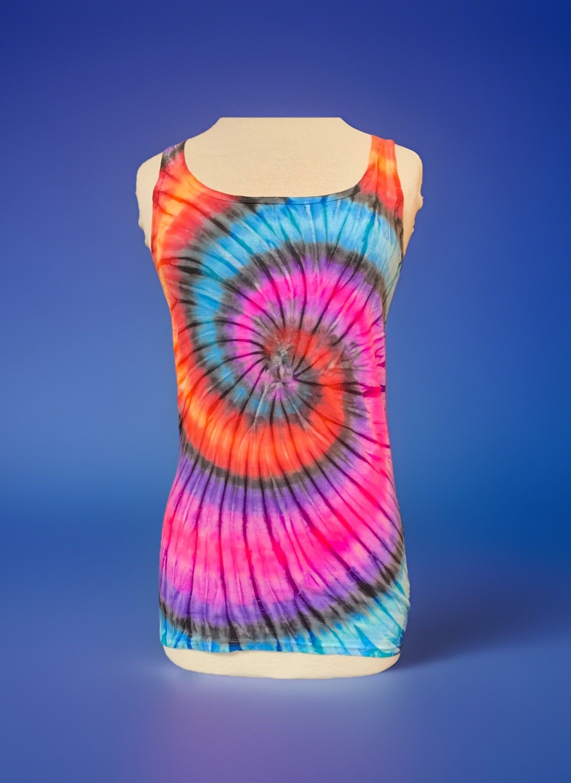 *New* Handmade Tie Dye, Assorted Magic Tunnel Women’s Tank Tops, All Sizes