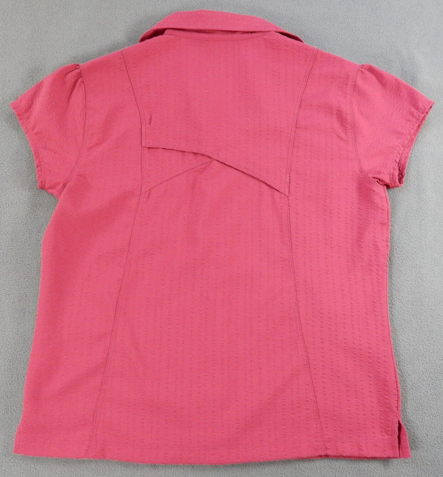 Eastern Mountain Sports Womens Shirt Small Pink EMS Vented Outdoor Performance