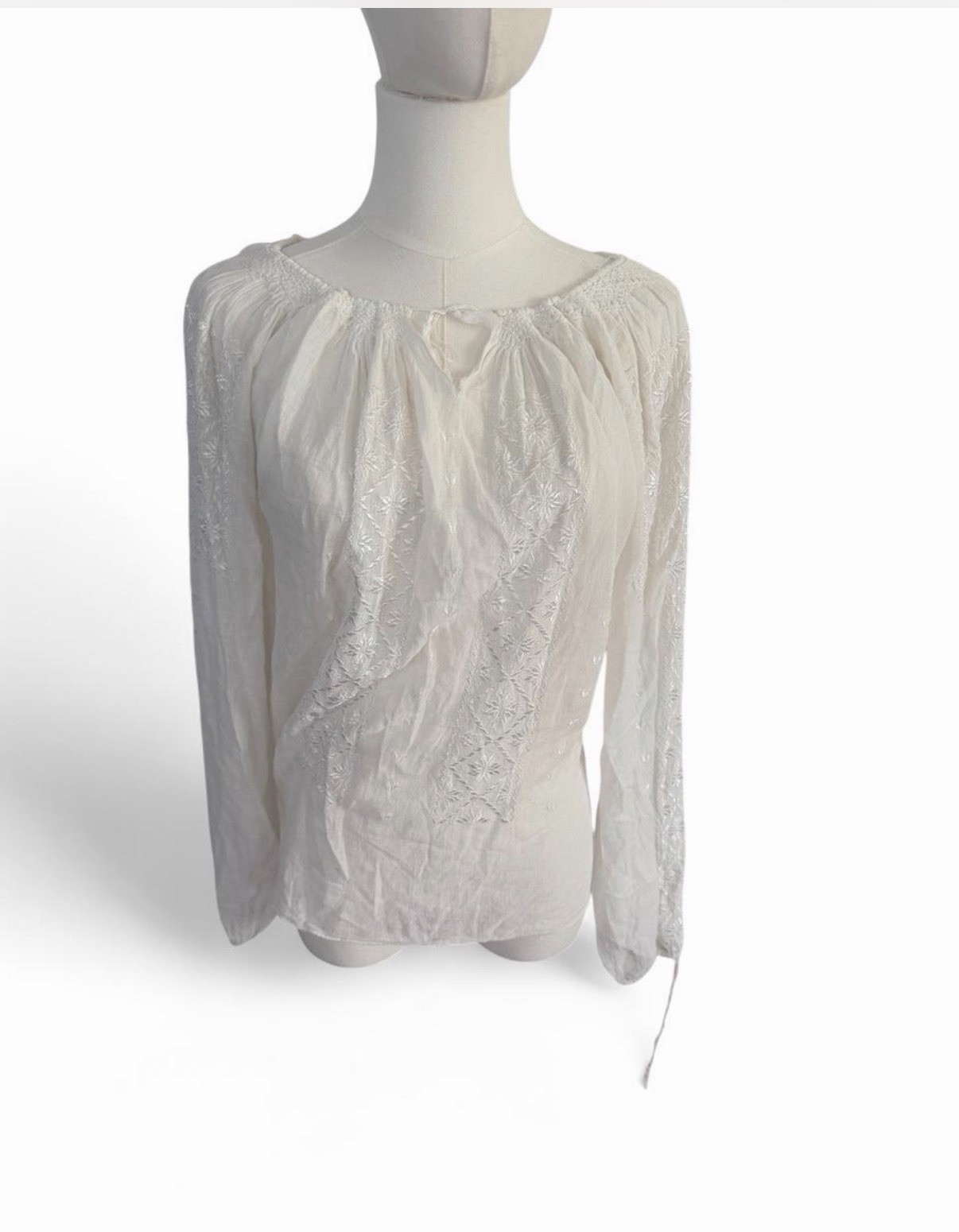 1970s peasant blouse