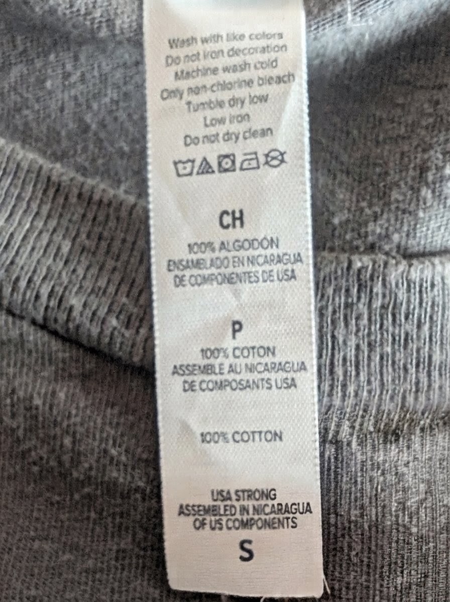 Bella + Canvas Womens Gray Cotton Jersey Hello humankindness Graphic Tee S