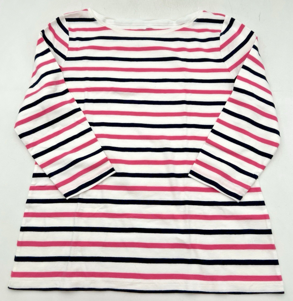 (5) THE TALBOTS TEE SHIRTS (1) LONG SLEEVE (4) 3/4 SZ LP SOLID, STRIPE, PAISLEY