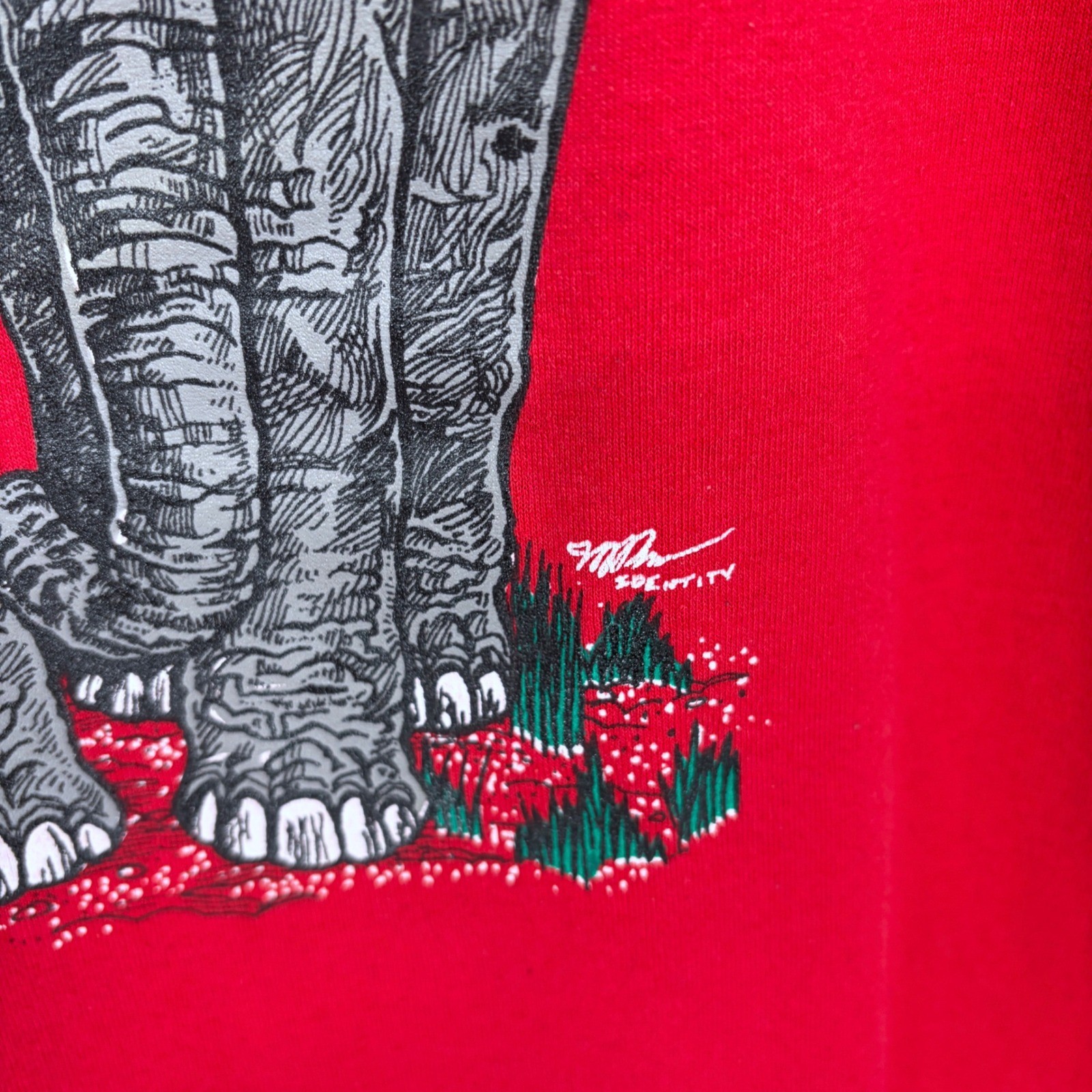 Vintage 90s Cincinnati Zoo Elephant Graphic T Shirt Women’s Medium Single Stitch