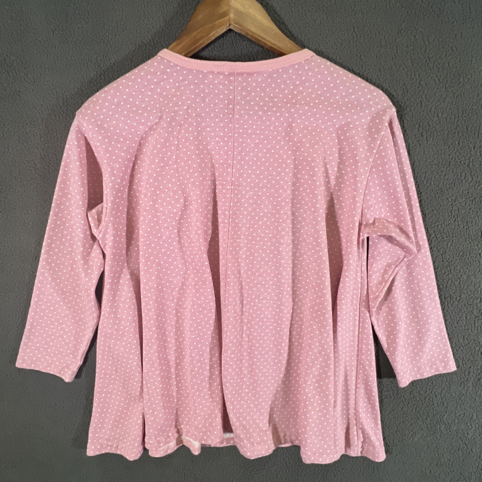 Vintage 90’s Hang Ten Women’s Size Medium Long Sleeve Pink Top Made in USA