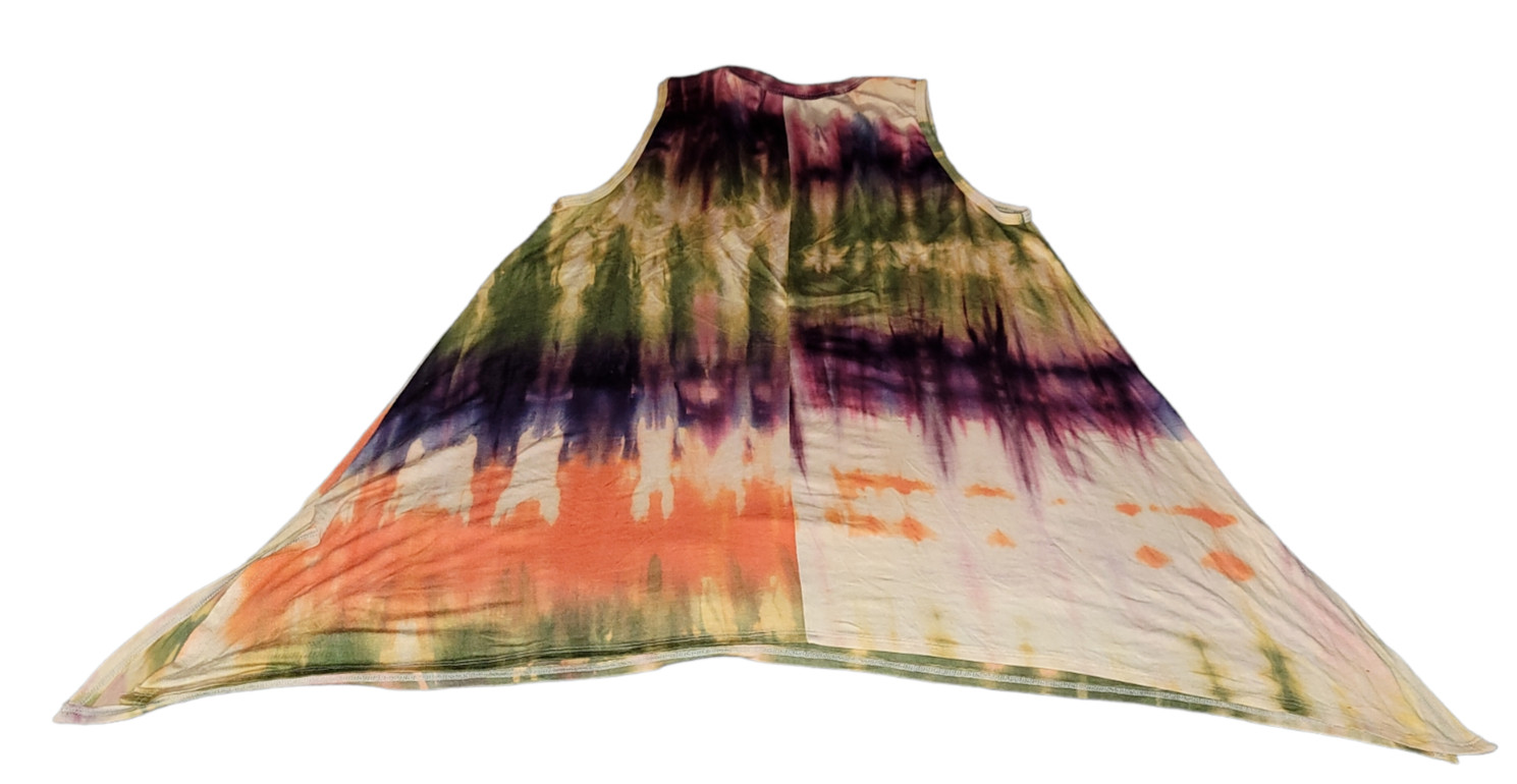 Crepas Women’s Tie Dye Sleeveless tonic tankSize L