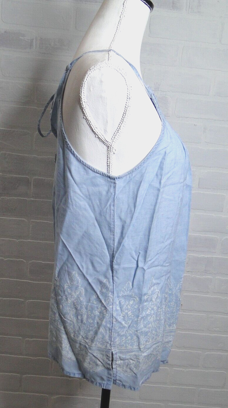 Soho Jeans Sleeveless Blouse Top Size S New York & Company