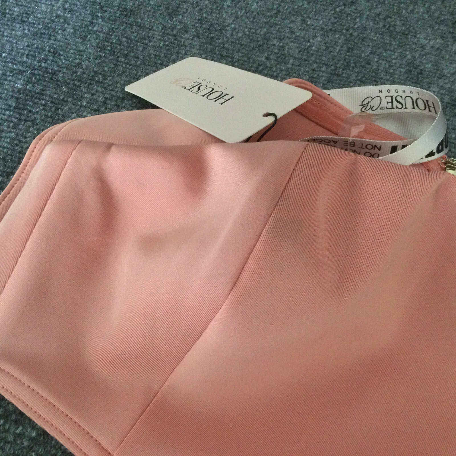 House Of CB Sajida Bandeau Top Size XS Women Strapless Crop