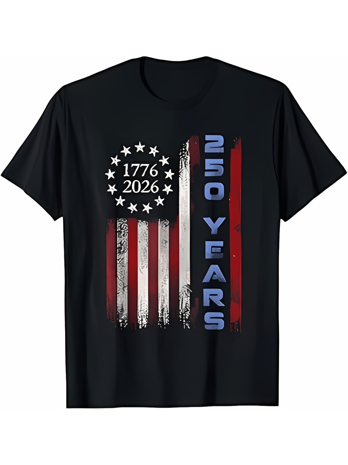 Women’s 250th Anniversary American Flag Eagle 1776–2026 Graphic T-Shirt