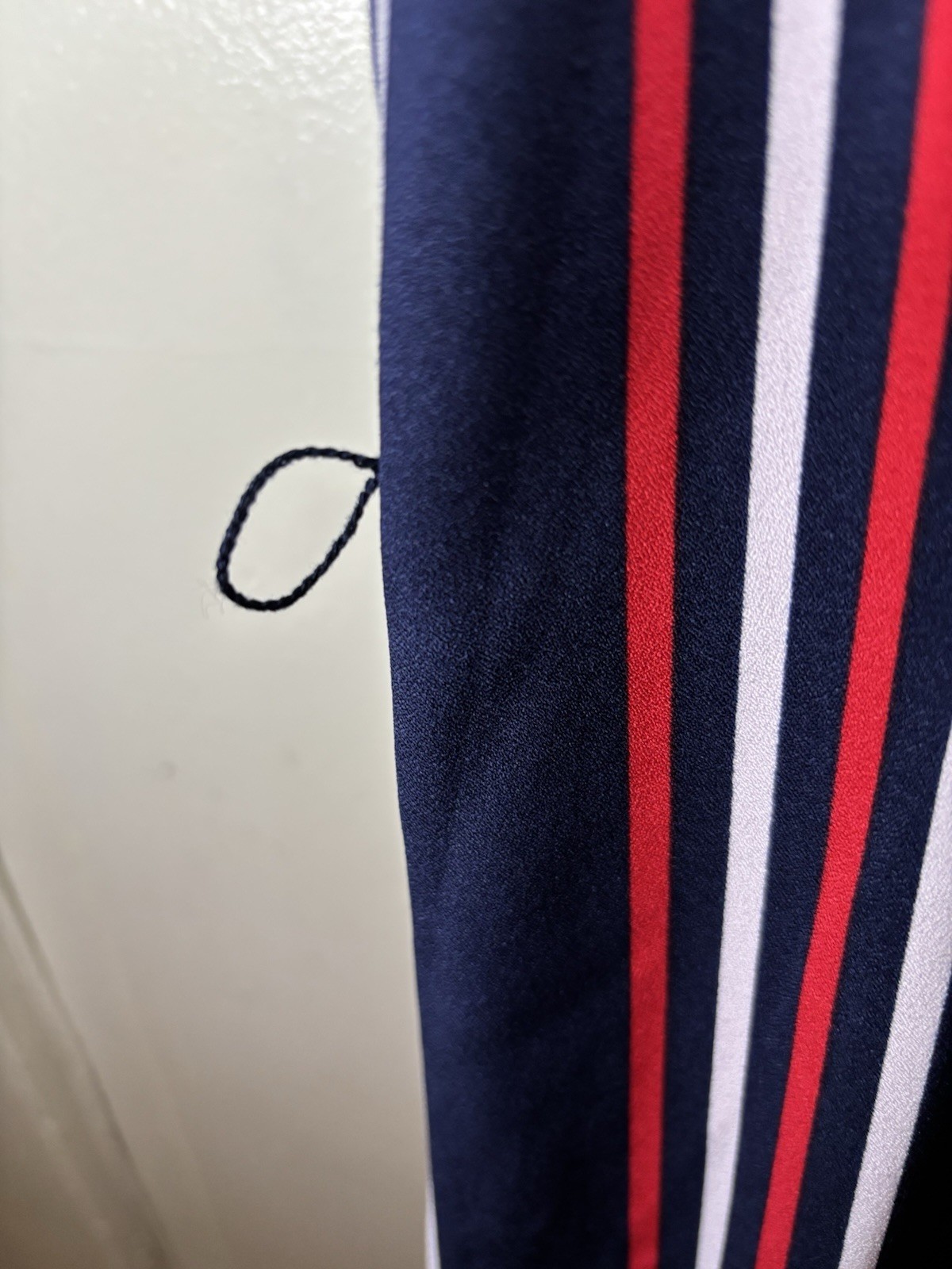 Tommy Hilfiger Women’s L Sleeveless Collared Button-Up Striped Dress