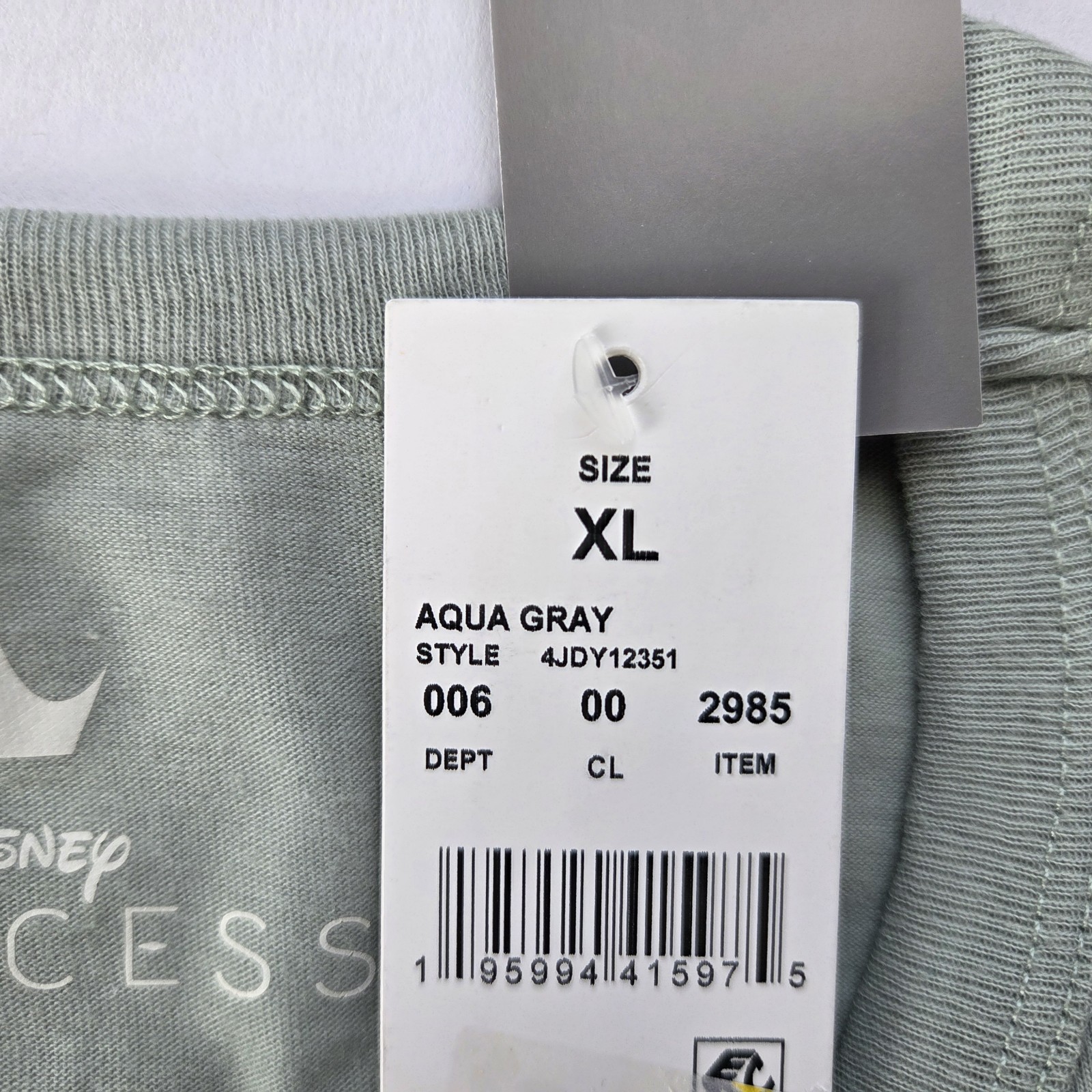 Disney Princess Tiana T Shirt Light Green Graphic Tee Women’s Size XL