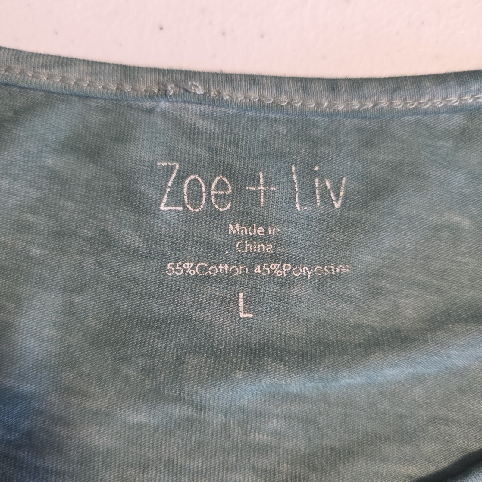 Zoe + Liv Time Flies When You’re Having Rum T-Shirt Top Green Womens Large