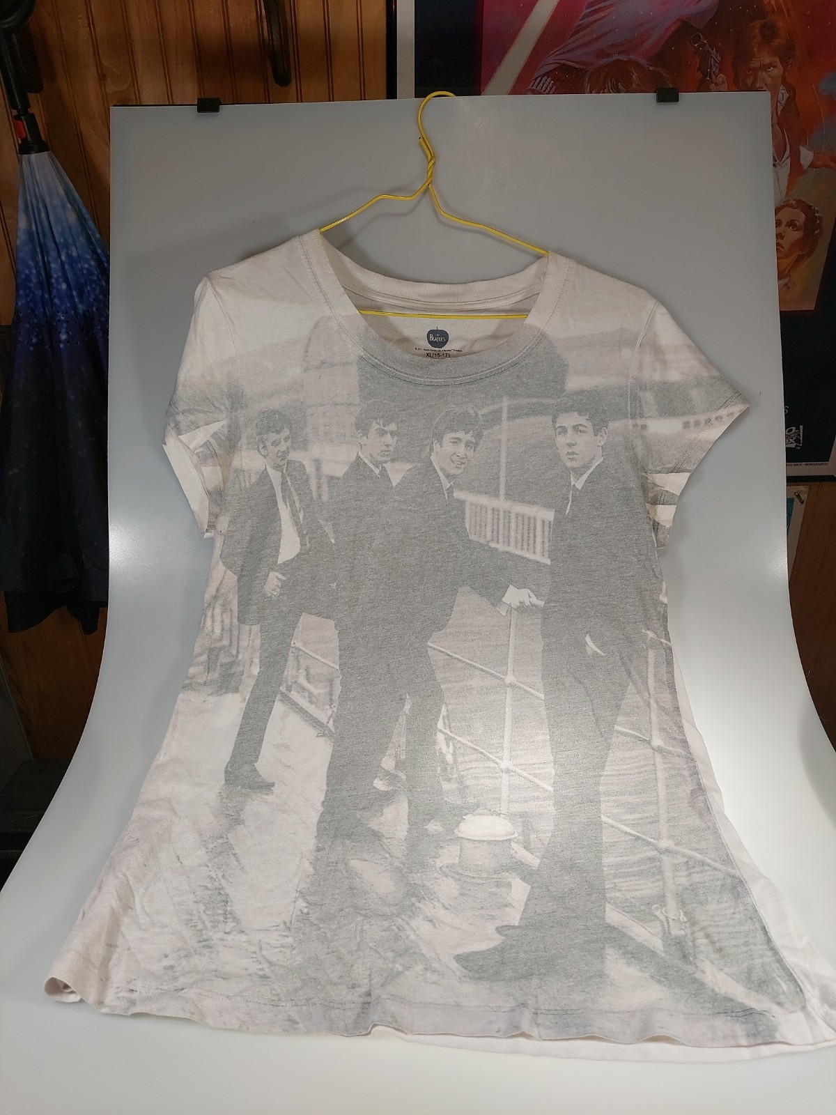 The Beatles Graphic Tee Women’s Large 2011 Black White Band Shirt XL