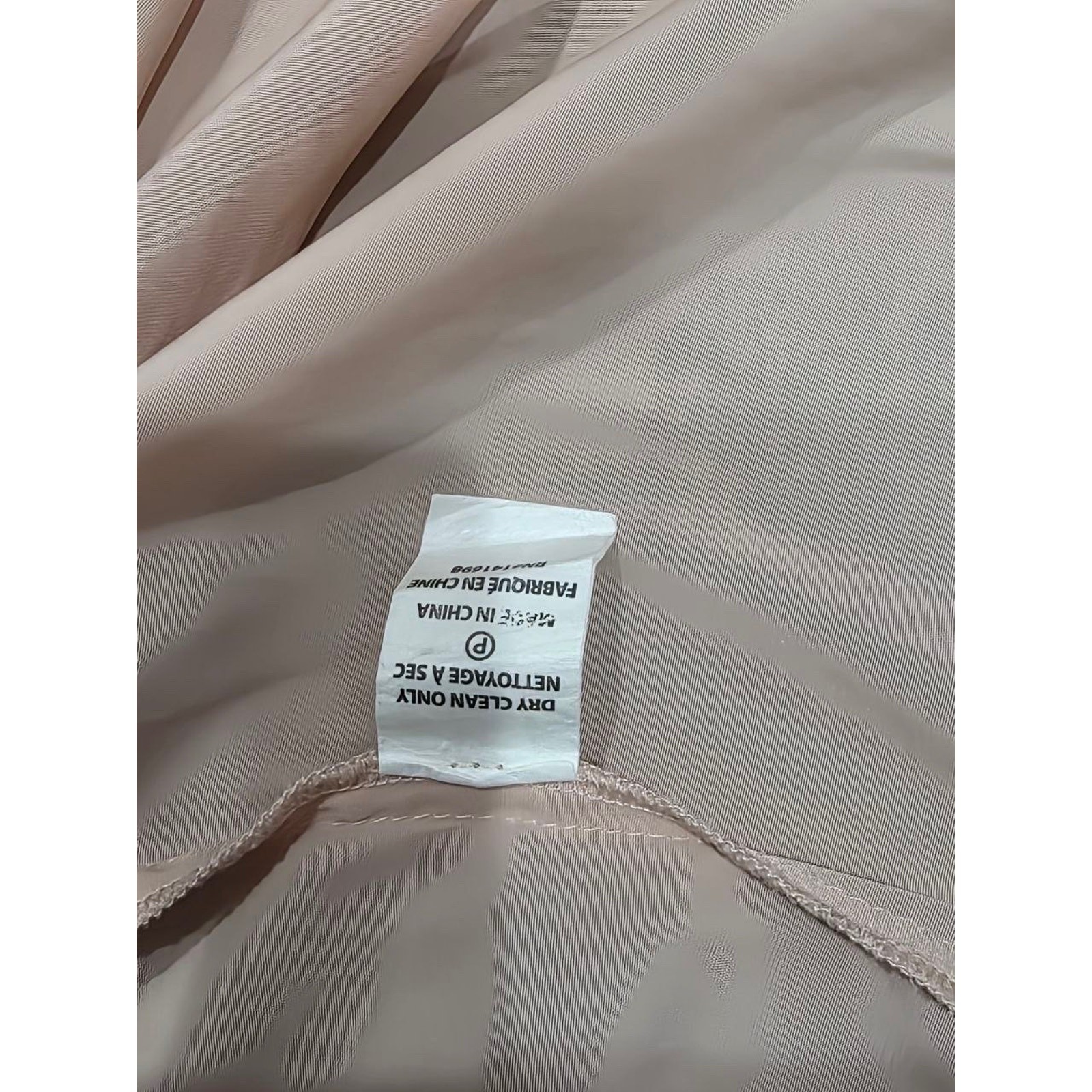 Ramy Brook New York Jessica Silky Off the Shoulder Blush Top Size S/P A003434