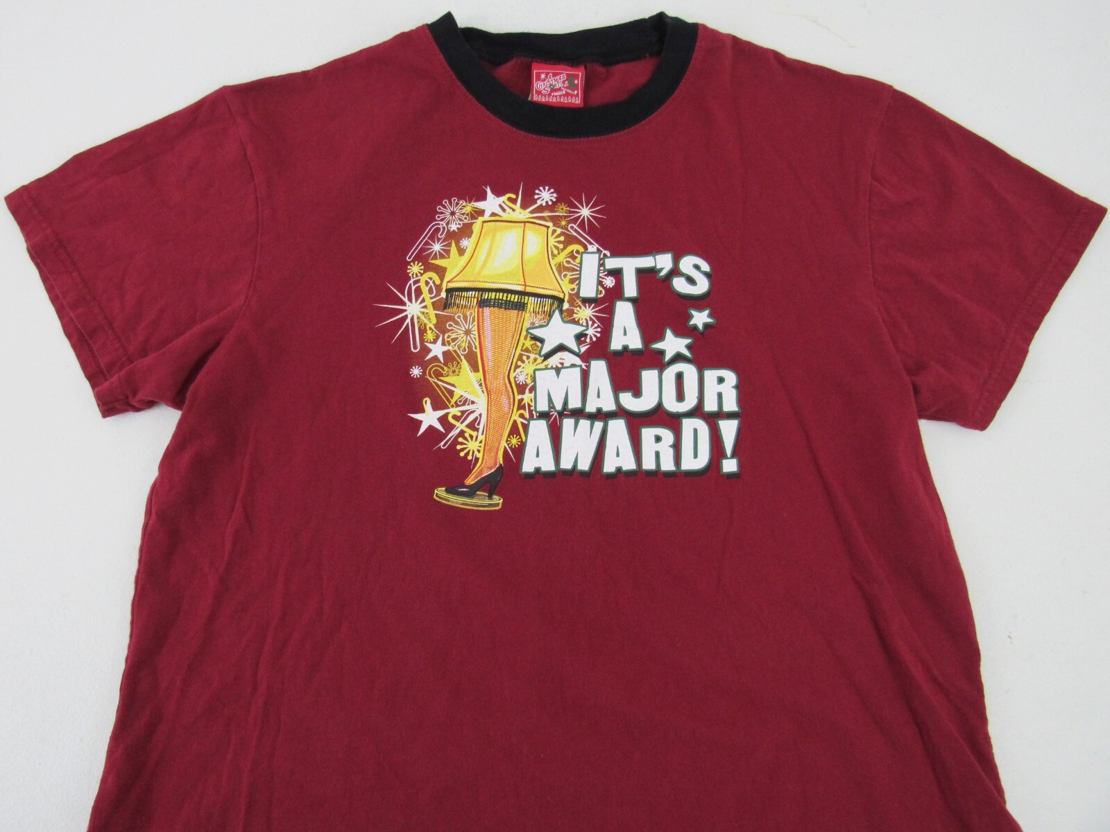 A Christmas Story Women’s Size Medium Red Short-Sleeve Graphic T-Shirt