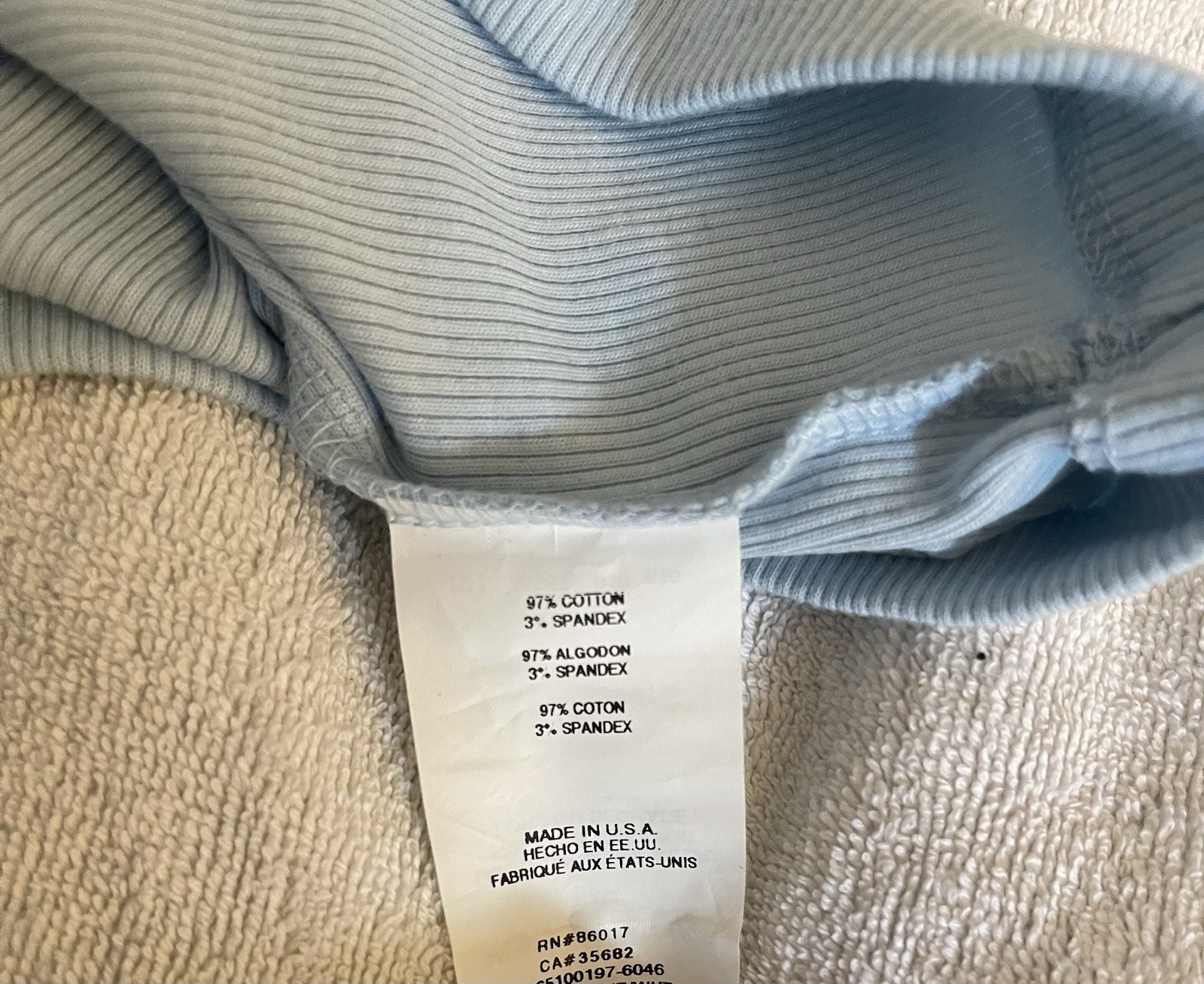 Bebe Sport Women’s Tank Top Baby Blue Sz S 100 % Authentic