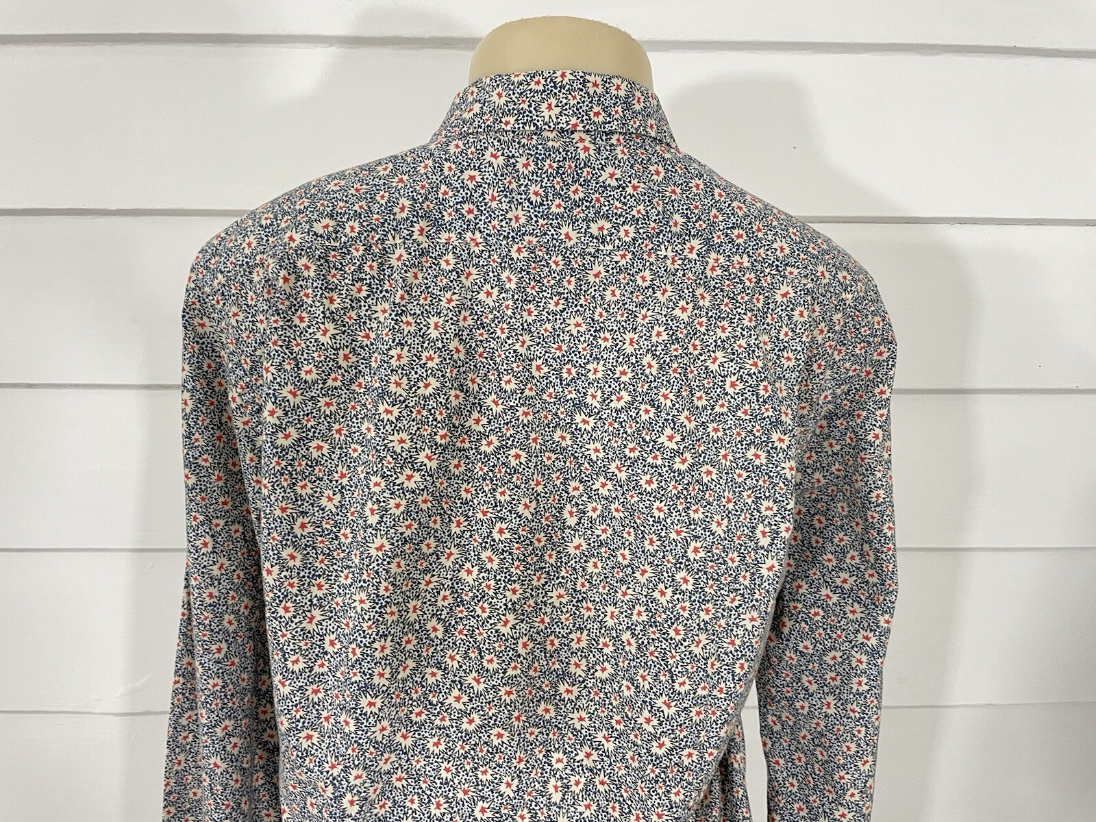 Paul Smith Woman Multicolor Slim Fit Shirt Floral Button Long Sleeve size L #363