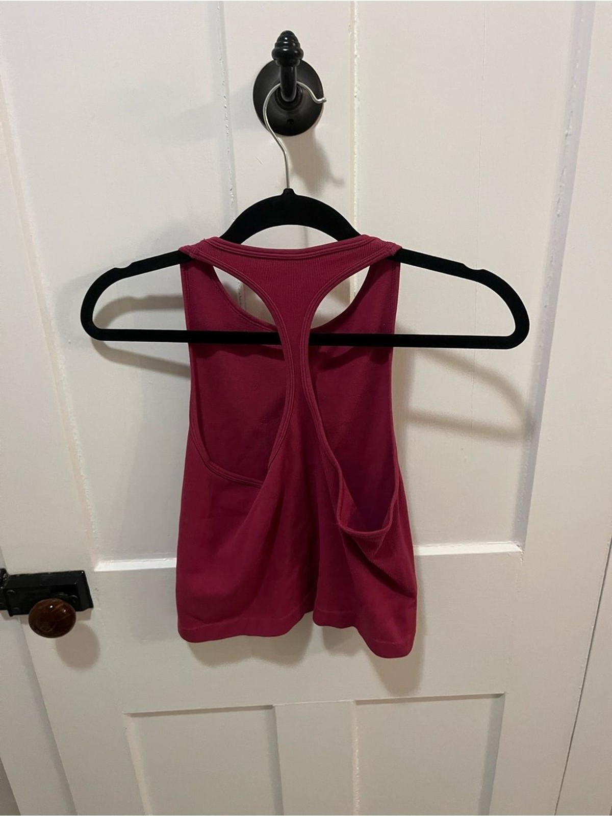 Intimately Free People High-Neck Ribbed Crop Tank Top Pink Size Medium to Large