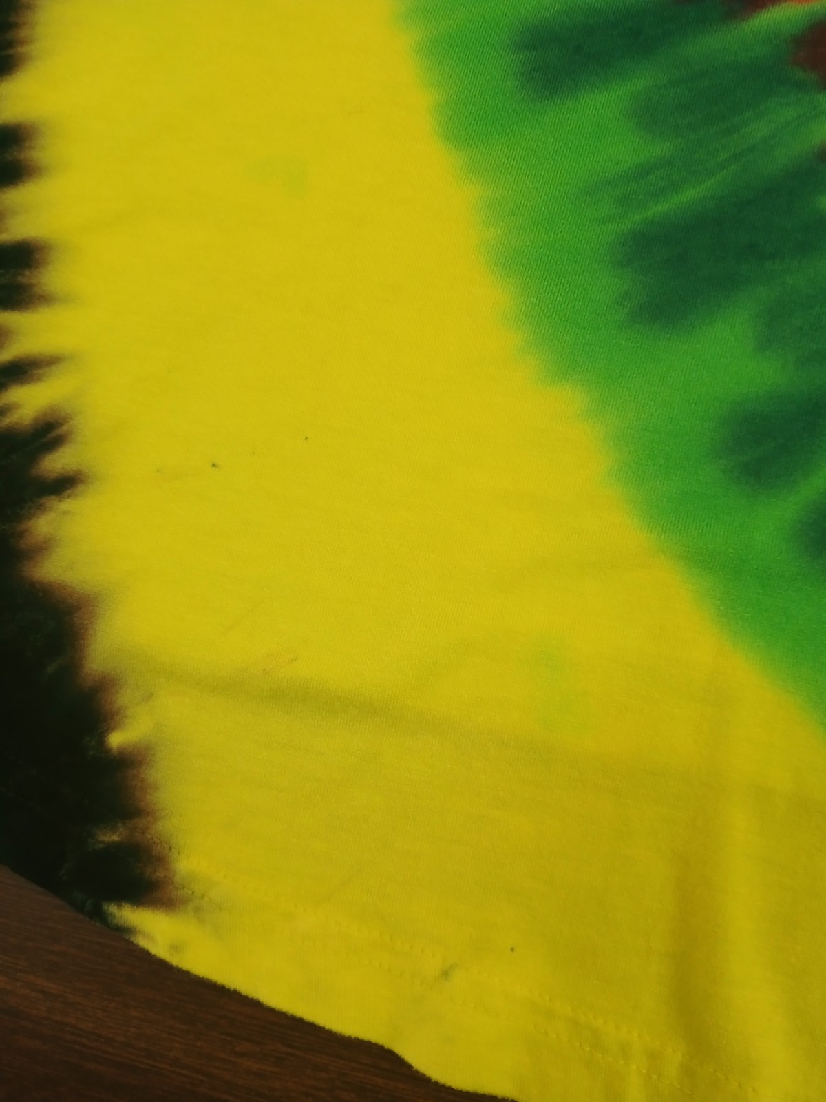 Good Vibes Only Jamaica Tie Dye Tank Top Size Large One Love Red Gold Green