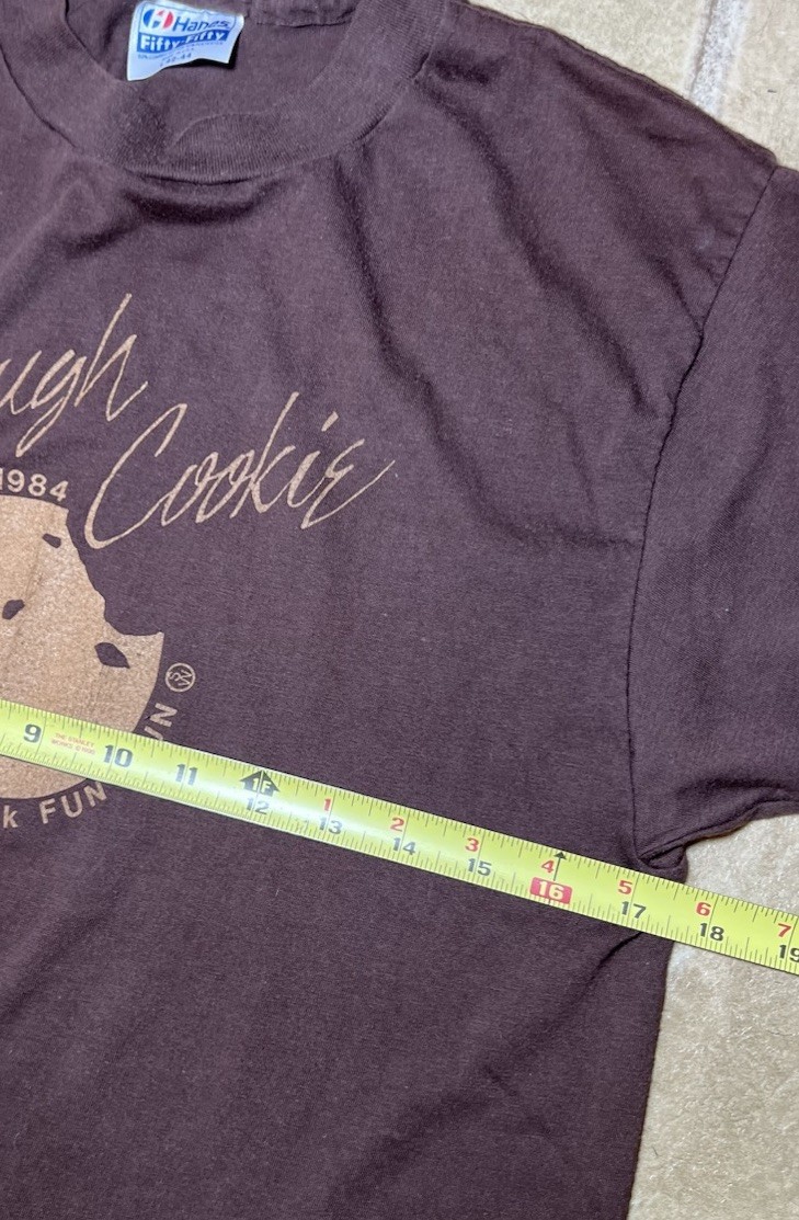 Vtg 80’s Girl Scout Tough Cookie 10K Fun Run Single Stitch T-Shirt Womens Large