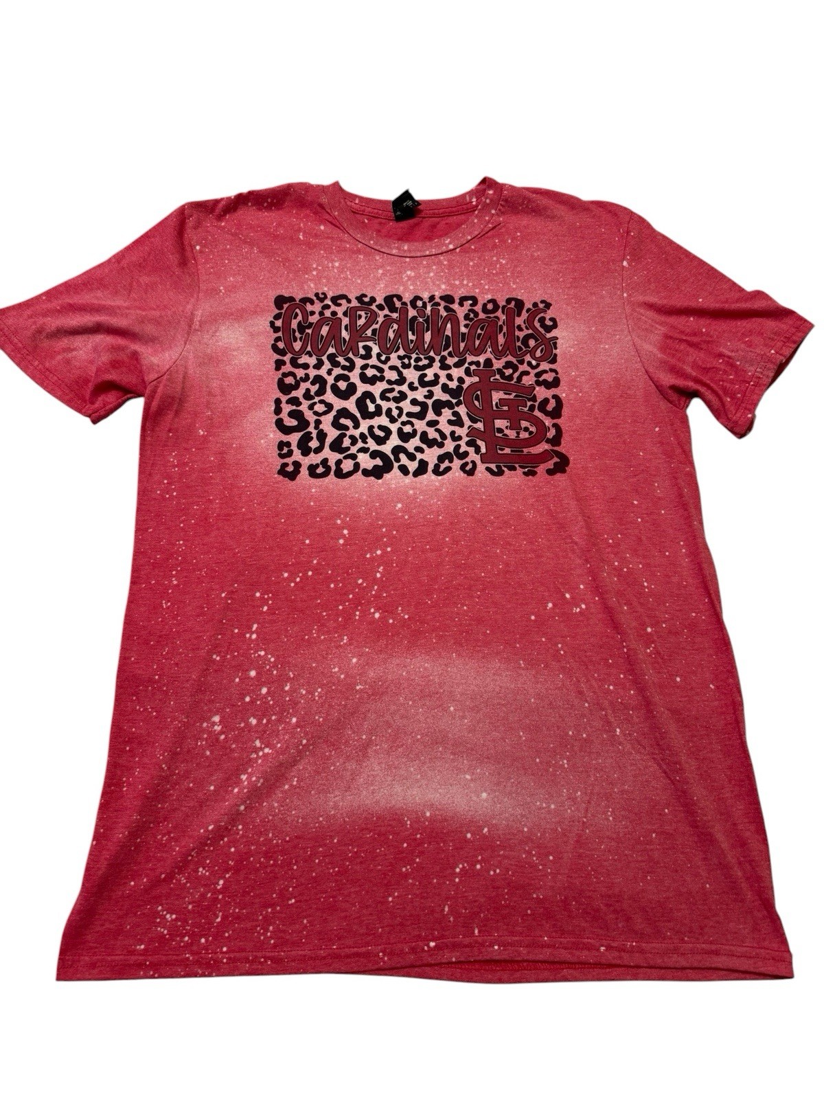 Cute Baseball T-shirt Size L Red