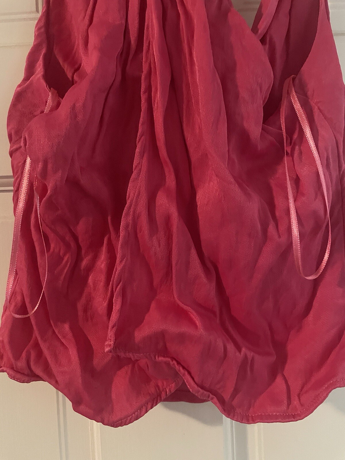 Women’s Small Pink 100% Viscosa Sleeveless Crop Top